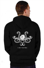Load image into Gallery viewer, I Am the Sea Hoodie Black
